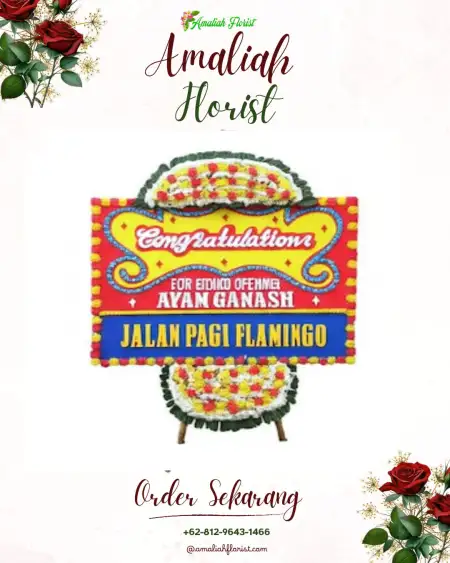 Sewa Papan Bunga Outdoor Wedding Jakarta
